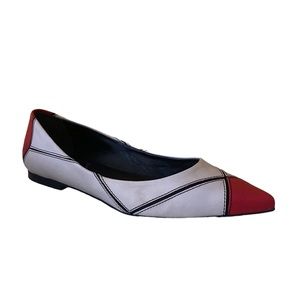 Roger Vivier Prism Color-block Pointed Toe Flats size EU 35